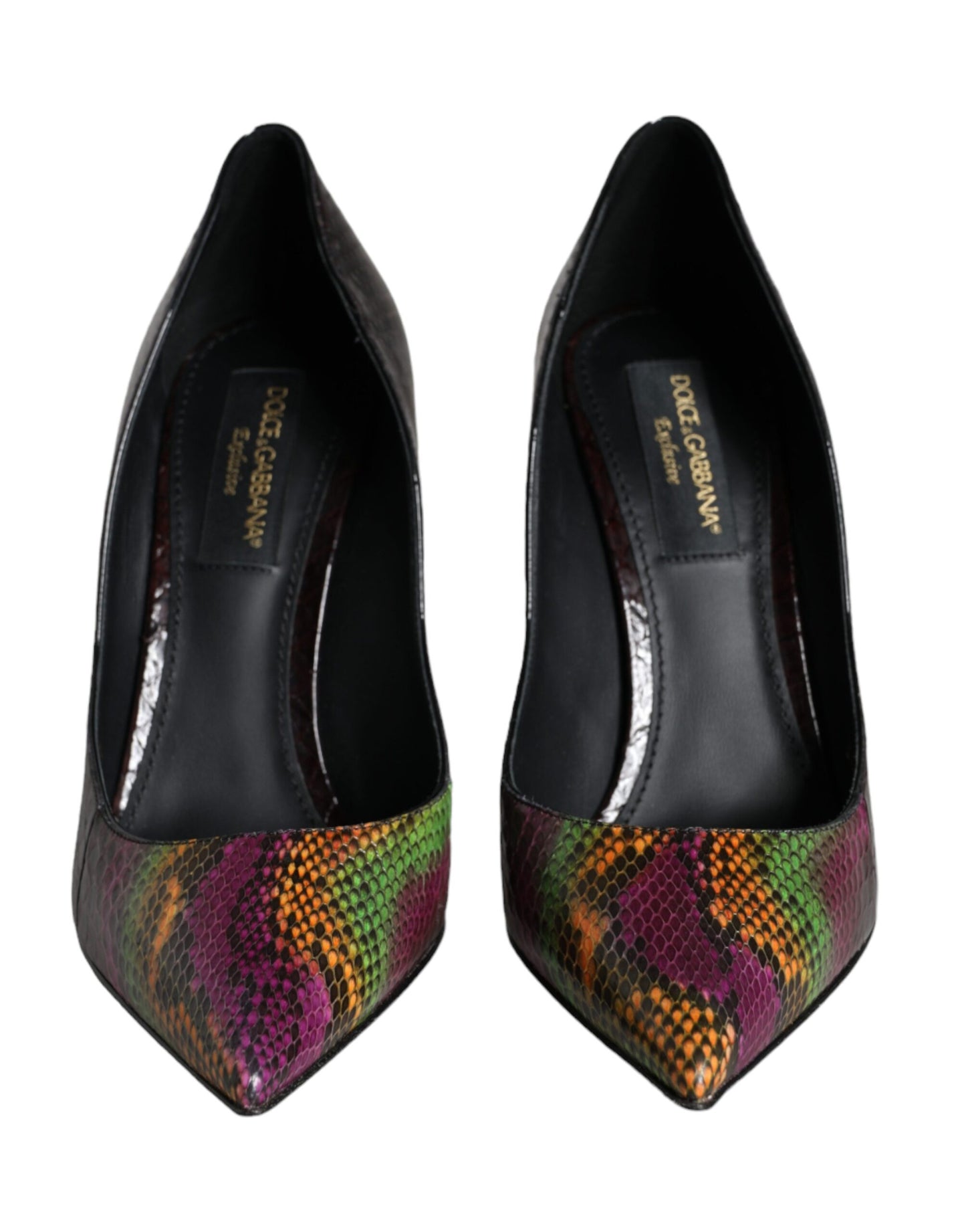 Dolce & Gabbana Multicolor Exotic Leather Heels Pumps Shoes EU35.5 / US5.5