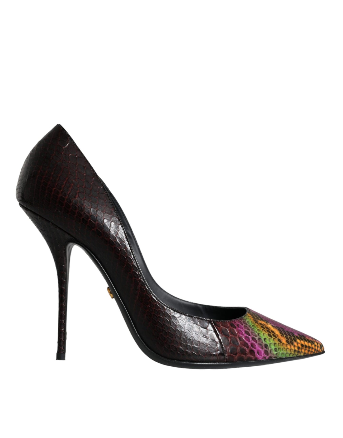 Dolce & Gabbana Multicolor Exotic Leather Heels Pumps Shoes EU35.5 / US5.5