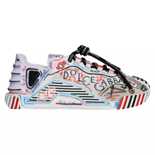 Dolce & Gabbana Multicolor Suede Fabric NS1 Sneakers Shoes EU35.5 / US5