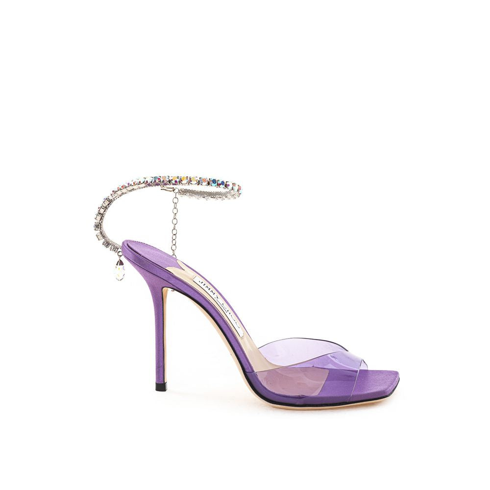 Jimmy Choo Purple Raso Sandal EU38.5 | US8.5