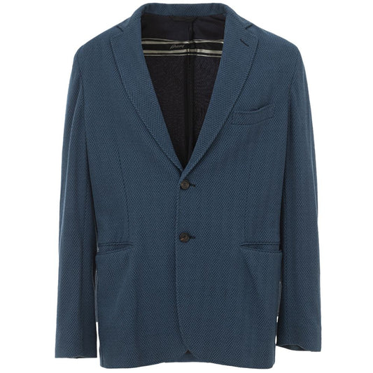 Brioni Blue Wool Blazer IT50 | L