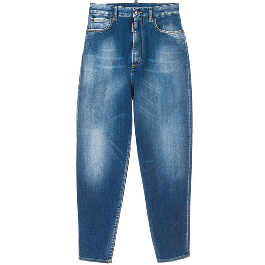 Dsquared² Blue Cotton Jeans & Pant IT40 | S