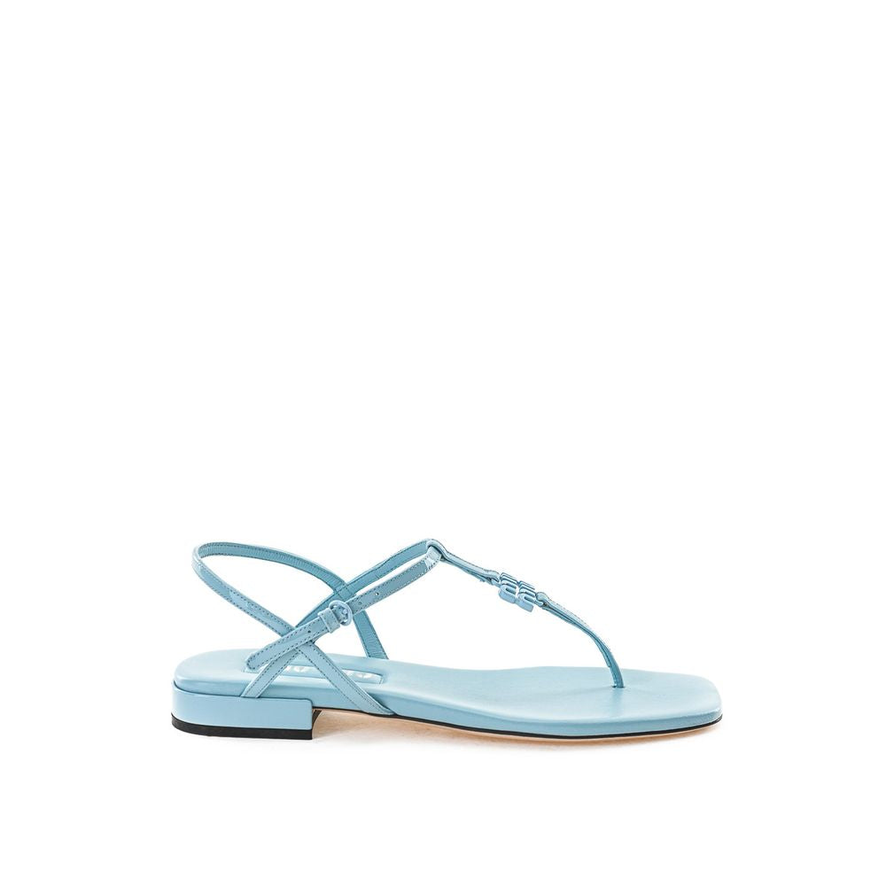 Miu Miu Light Blue Vernice Sandal