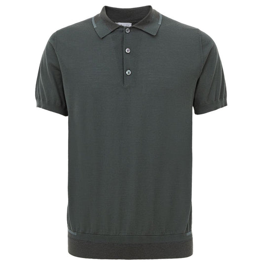 Brioni Green Cotton Polo Shirt IT50 | L