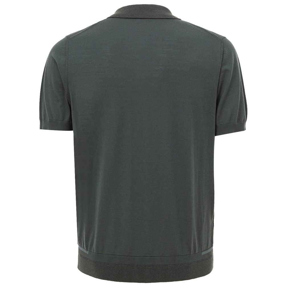 Brioni Green Cotton Polo Shirt IT50 | L