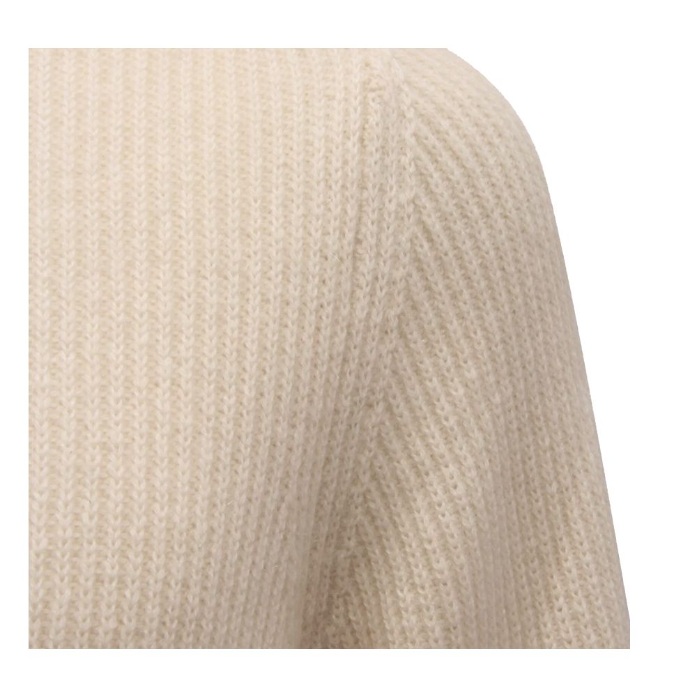 Alpha Studio White Cashmere Sweater IT54 | XXL