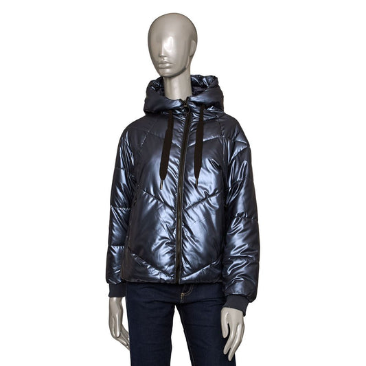 Baldinini Trend "Blue Polyester Women Jacket"