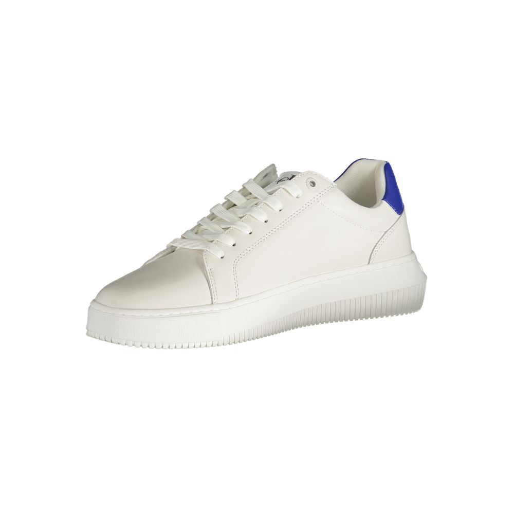 Calvin Klein White Polyester Sneaker