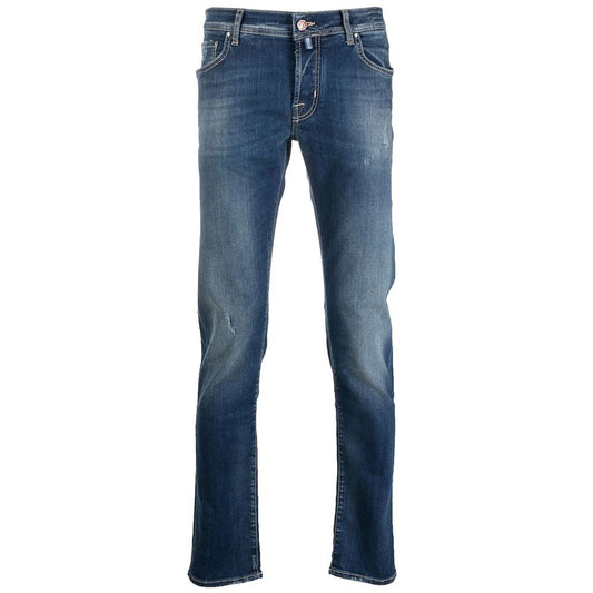 Jacob Cohen Blue Cotton Jeans & Pant W35