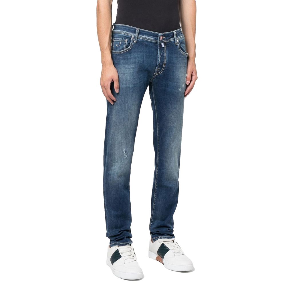 Jacob Cohen Blue Cotton Jeans & Pant W35