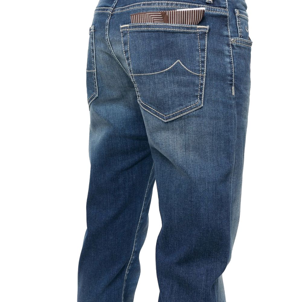 Jacob Cohen Blue Cotton Jeans & Pant W35