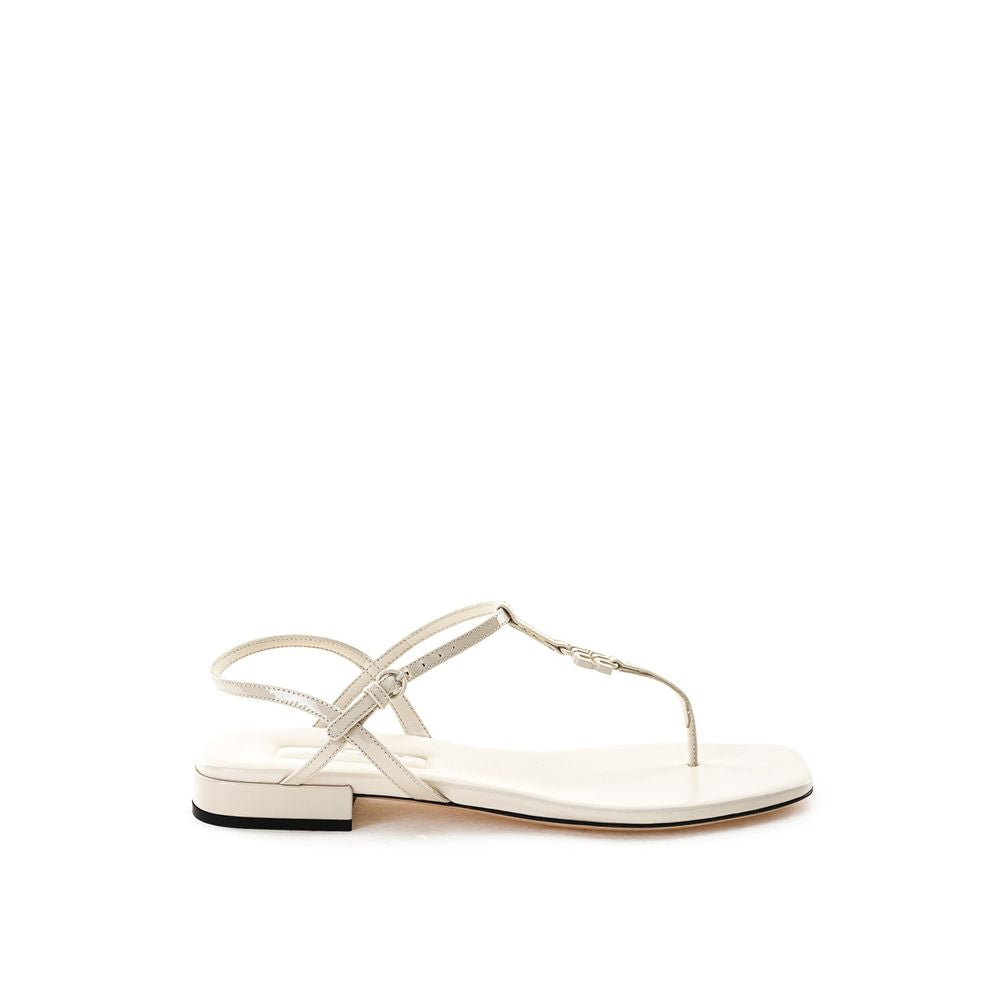 Miu Miu Beige Vernice Sandal EU37.5 | US7.5