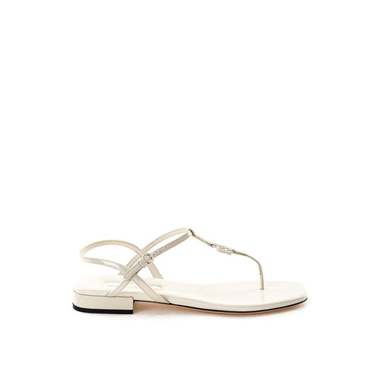 Miu Miu Beige Vernice Sandal EU37.5 | US7.5