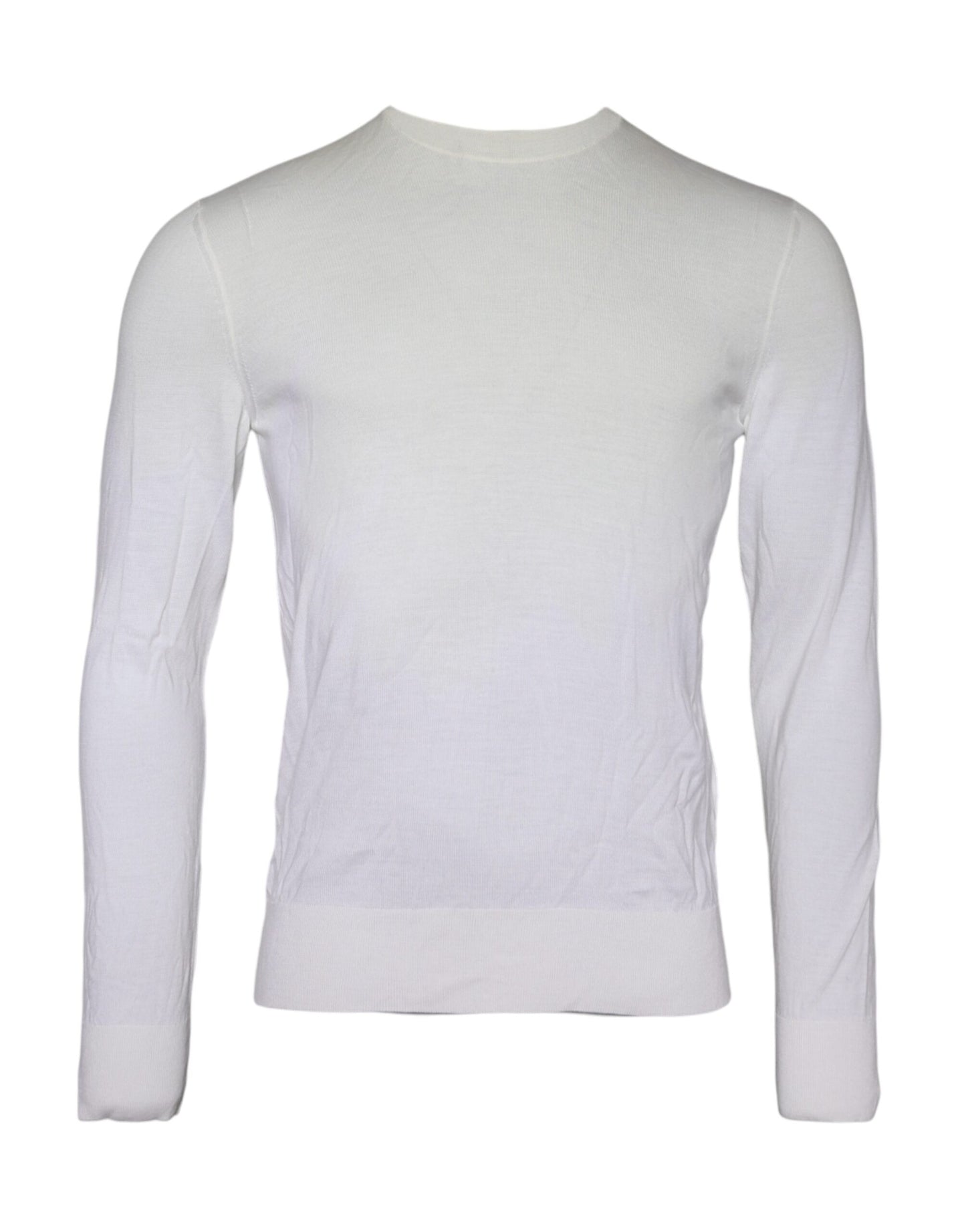 Dolce & Gabbana Off White Wool Turtle Neck Pullover Sweater IT50 / L