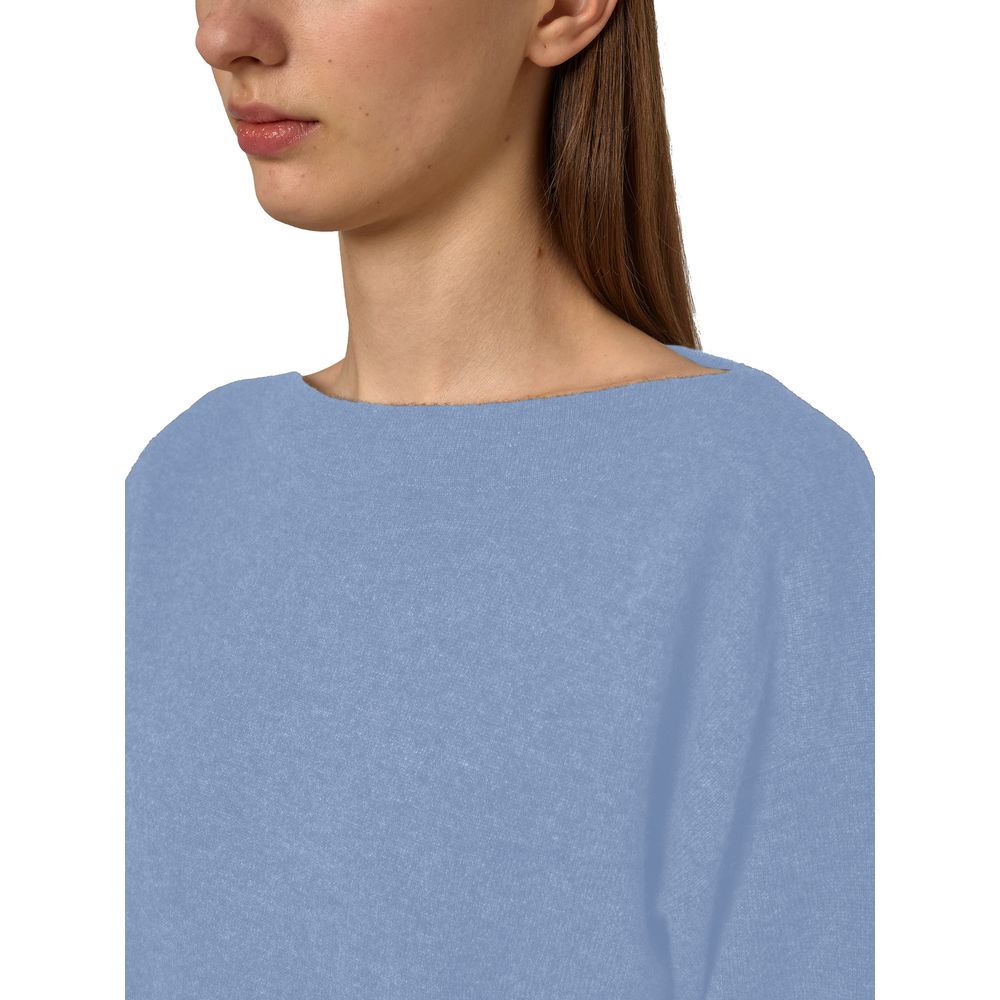 Alpha Studio Light Blue Cashmere Sweater IT38 | XS