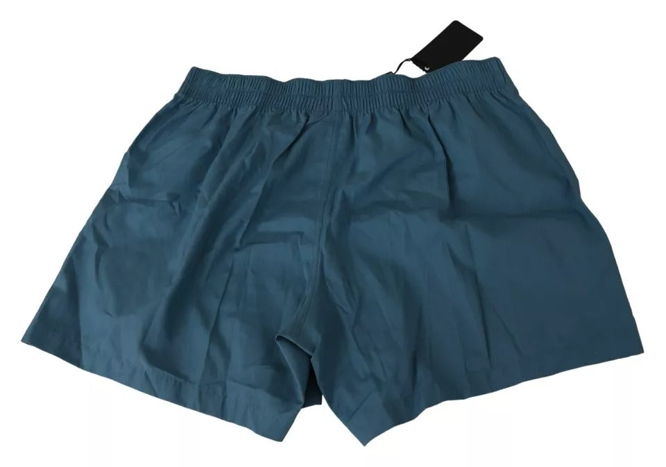 Dolce & Gabbana Blue Cotton Regular Boxer Shorts Underwear IT4 / S