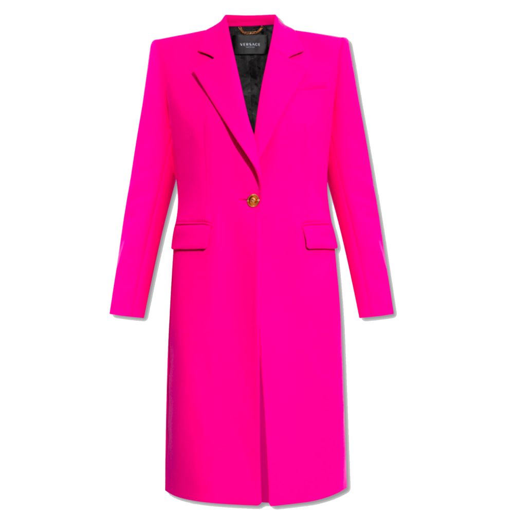 Versace Fuchsia Viscose Jackets & Coat IT40 | S