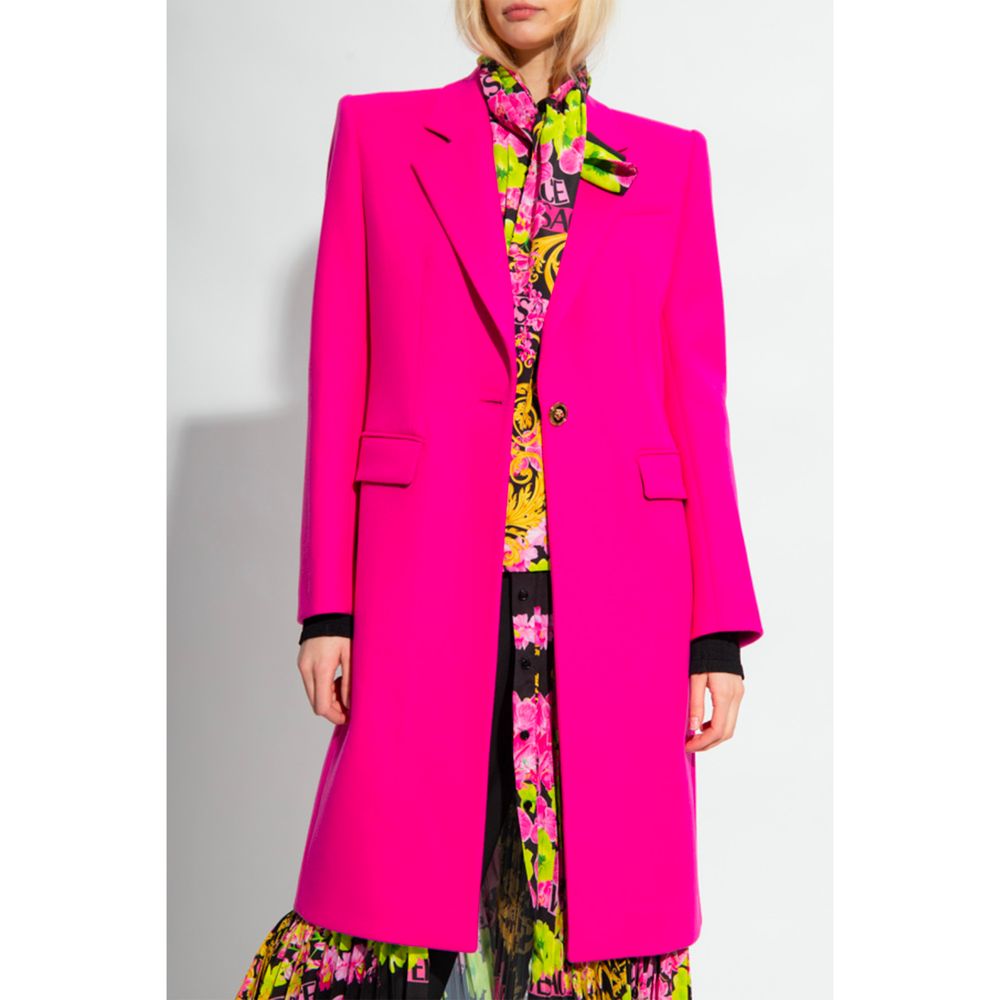 Versace Fuchsia Viscose Jackets & Coat IT40 | S