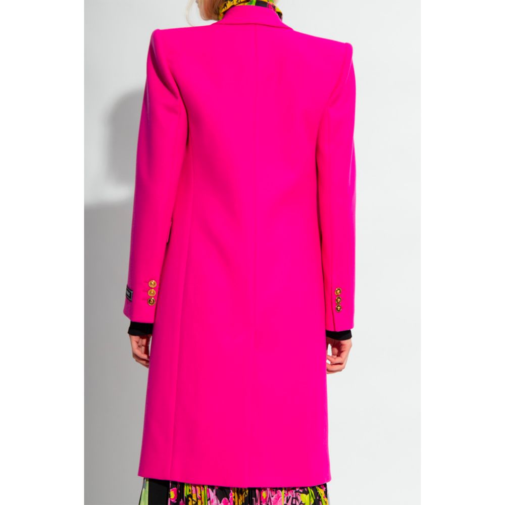 Versace Fuchsia Viscose Jackets & Coat IT40 | S