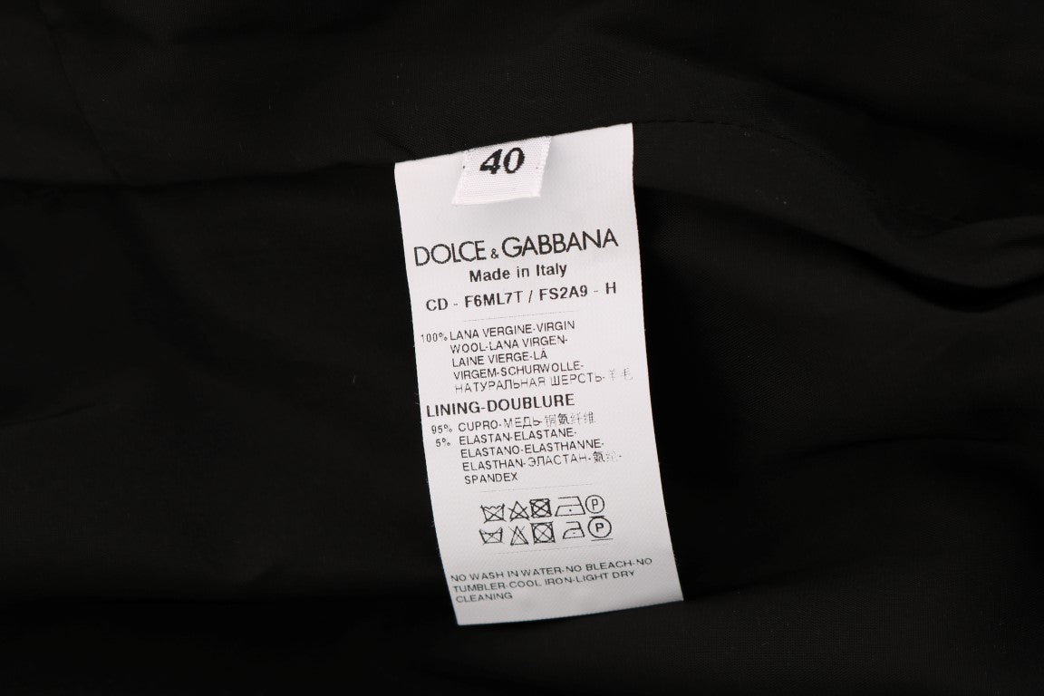 Dolce & Gabbana Chic Polka Dotted Wool Dress IT40 / S