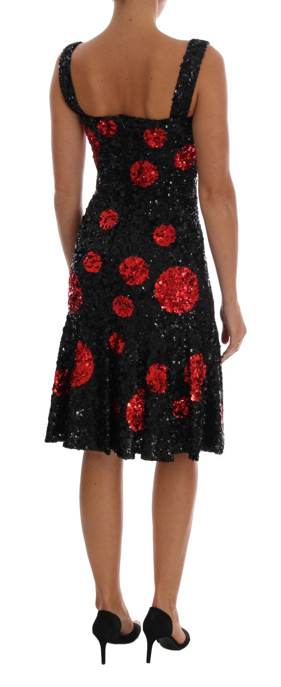 Dolce & Gabbana Elegant Polka Dotted Shift Dress IT40 | S