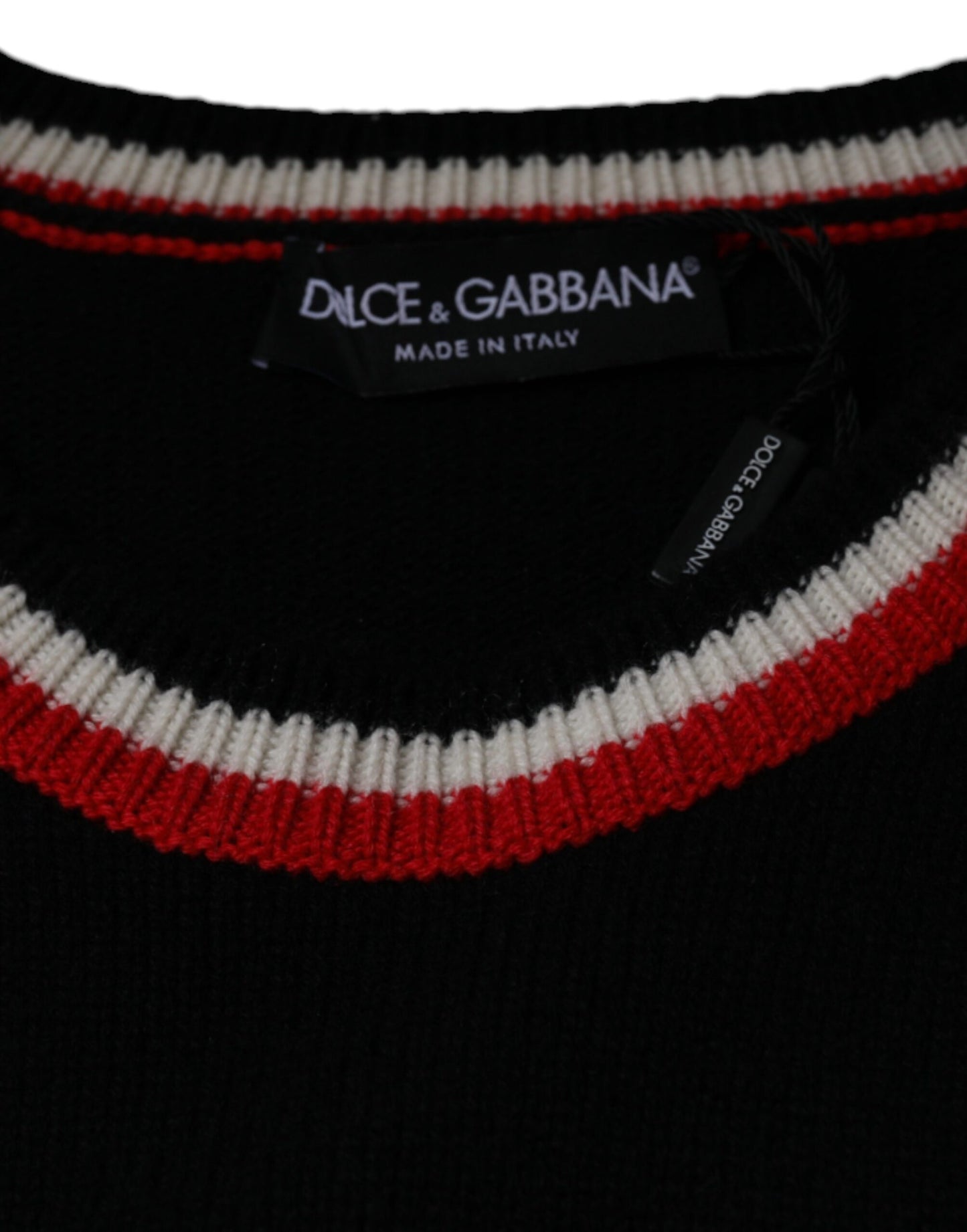 Dolce & Gabbana Black Cashmere Pig of the Year Pullover Sweater IT44 / XS