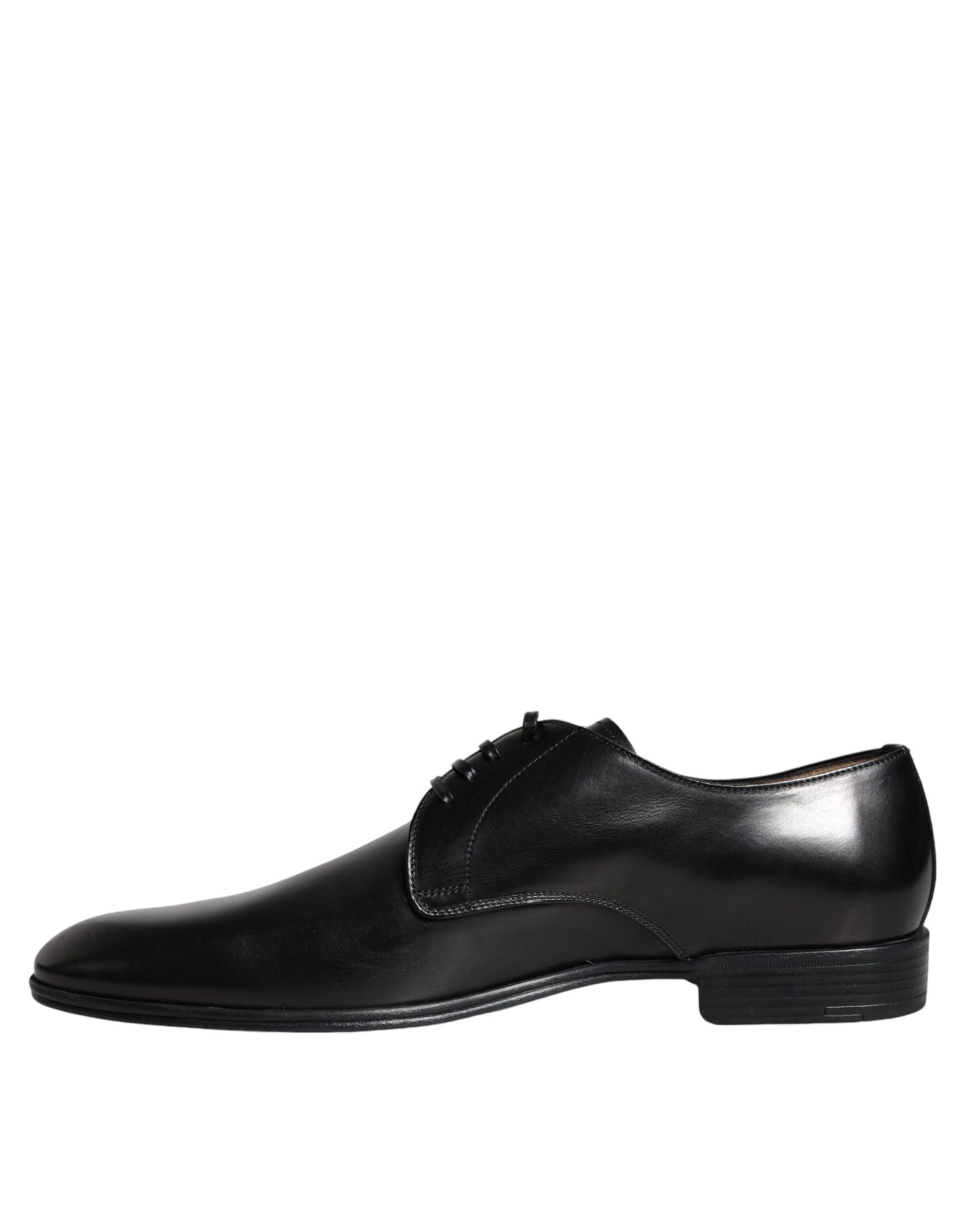 Dolce & Gabbana Black Leather Derby Formal Dress Shoes EU42 / US9