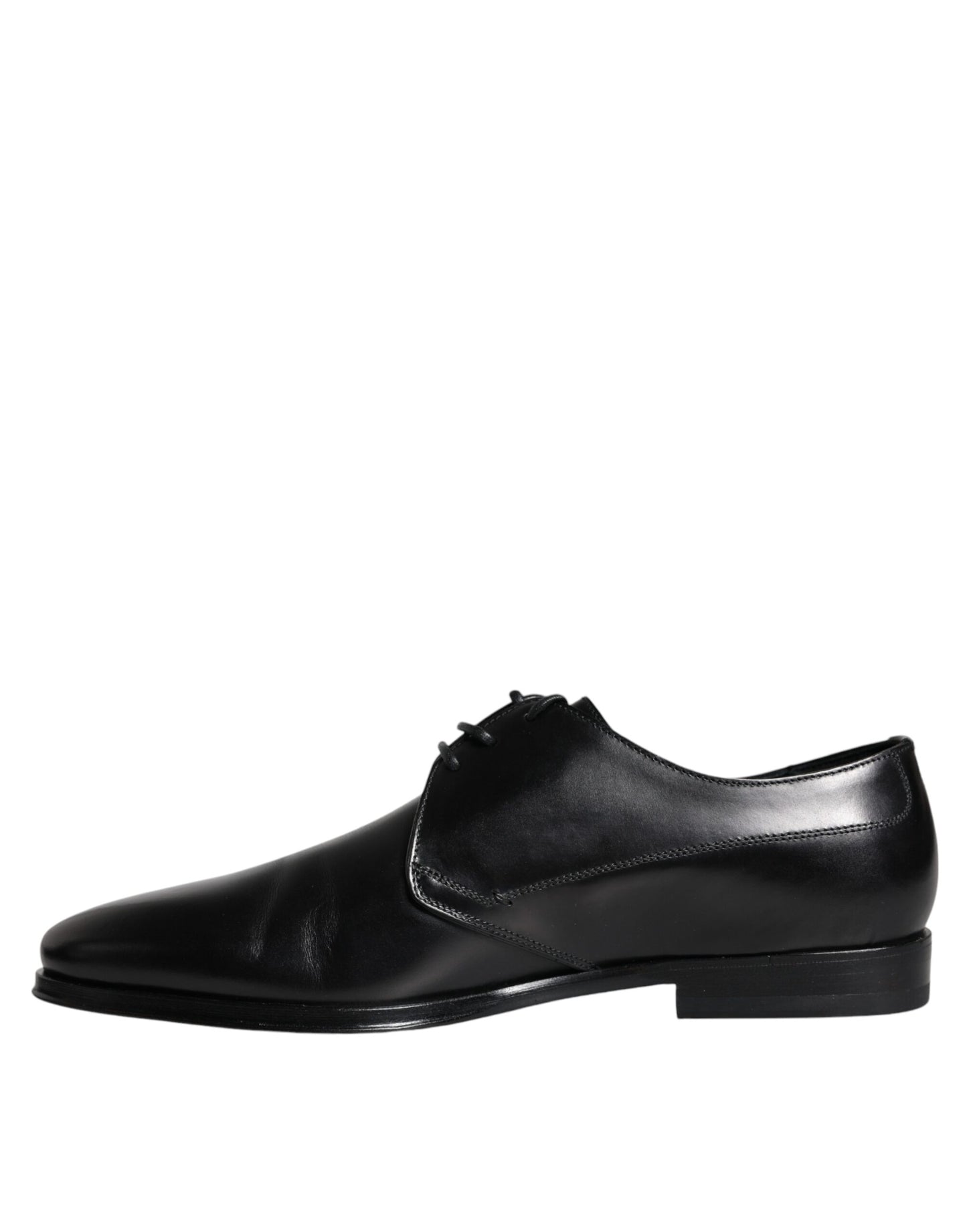 Dolce & Gabbana Black Leather Derby Formal Dress Shoes EU39 / US6