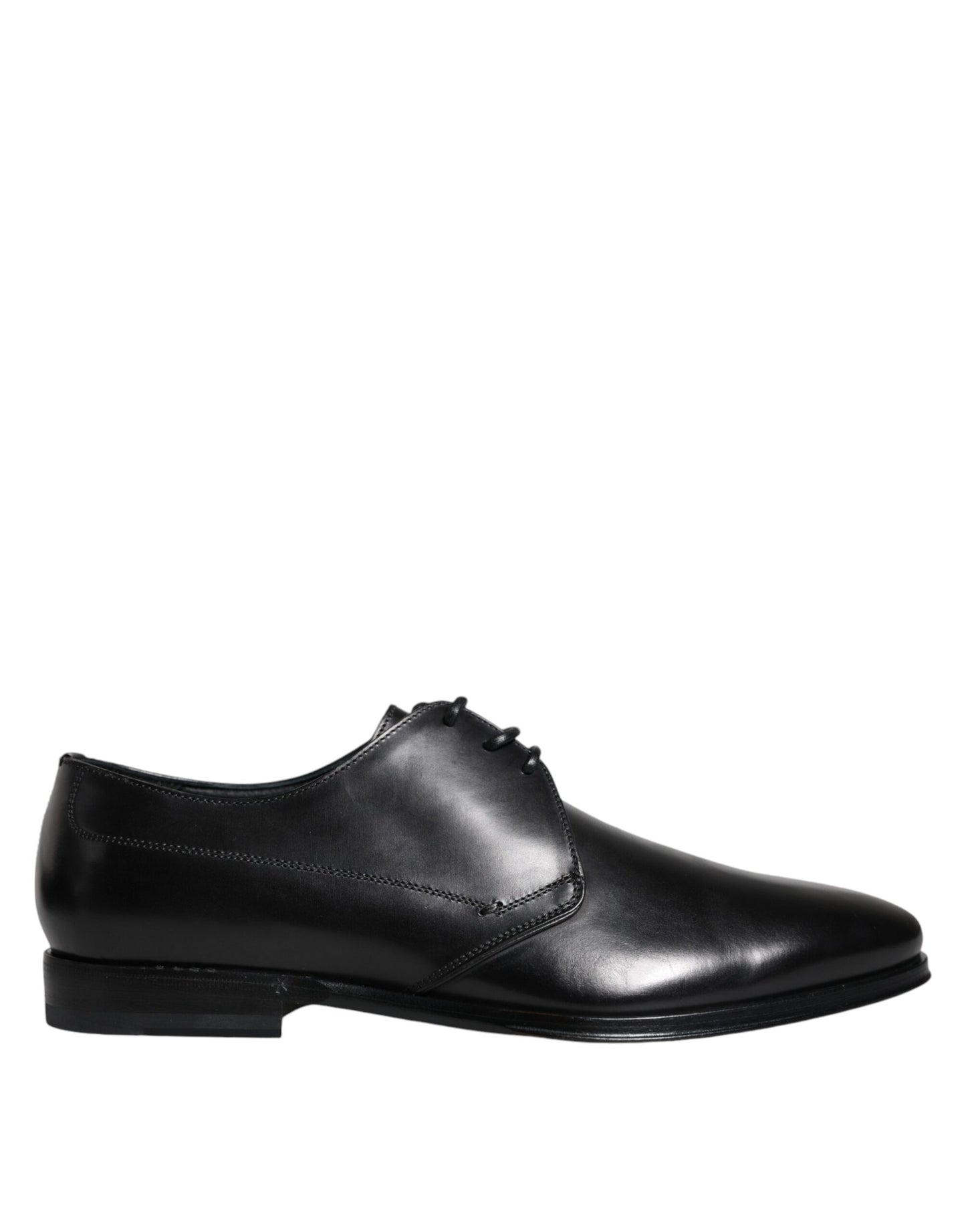 Dolce & Gabbana Black Leather Derby Formal Dress Shoes EU39 / US6