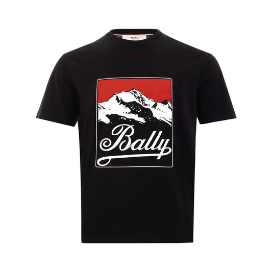 Bally Black Cotton T-Shirt