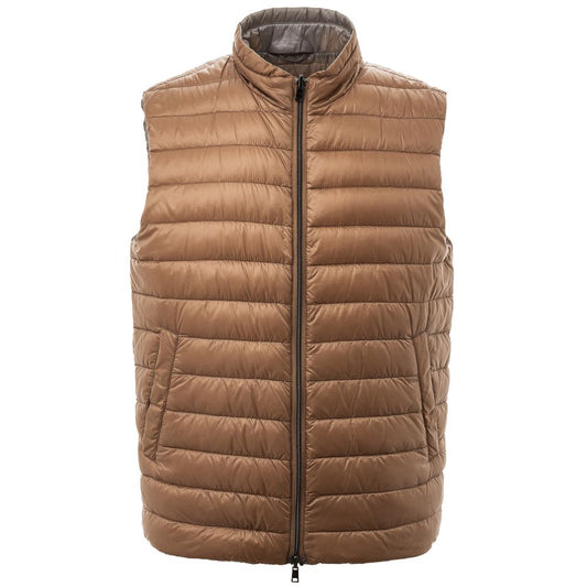 Herno Brown Polyamide Vest IT50 | L