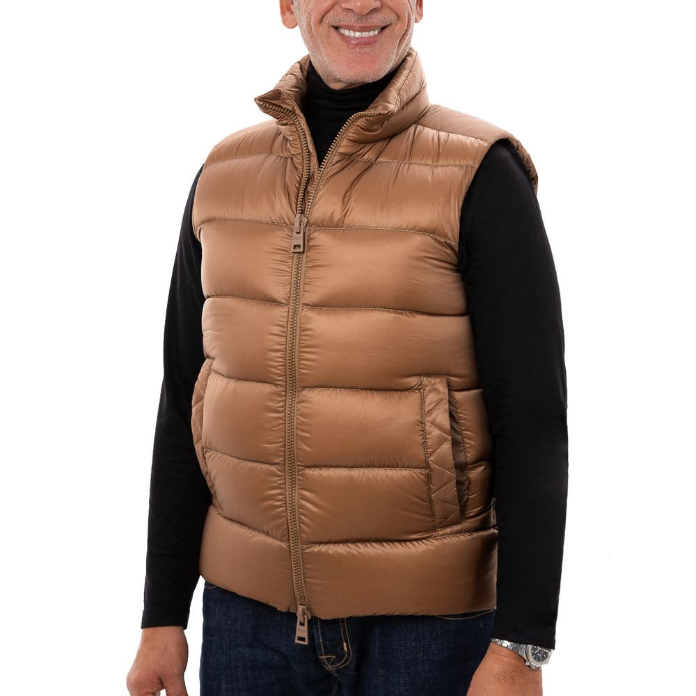 Herno Brown Polyamide Vest IT50 | L