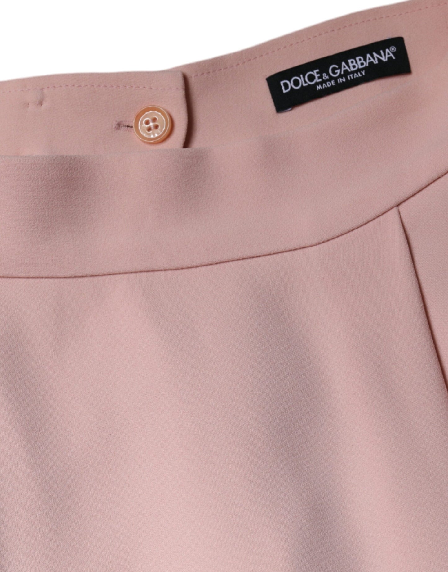 Dolce & Gabbana Pink Viscose High Waist A-line Mini Skirt IT44 / L