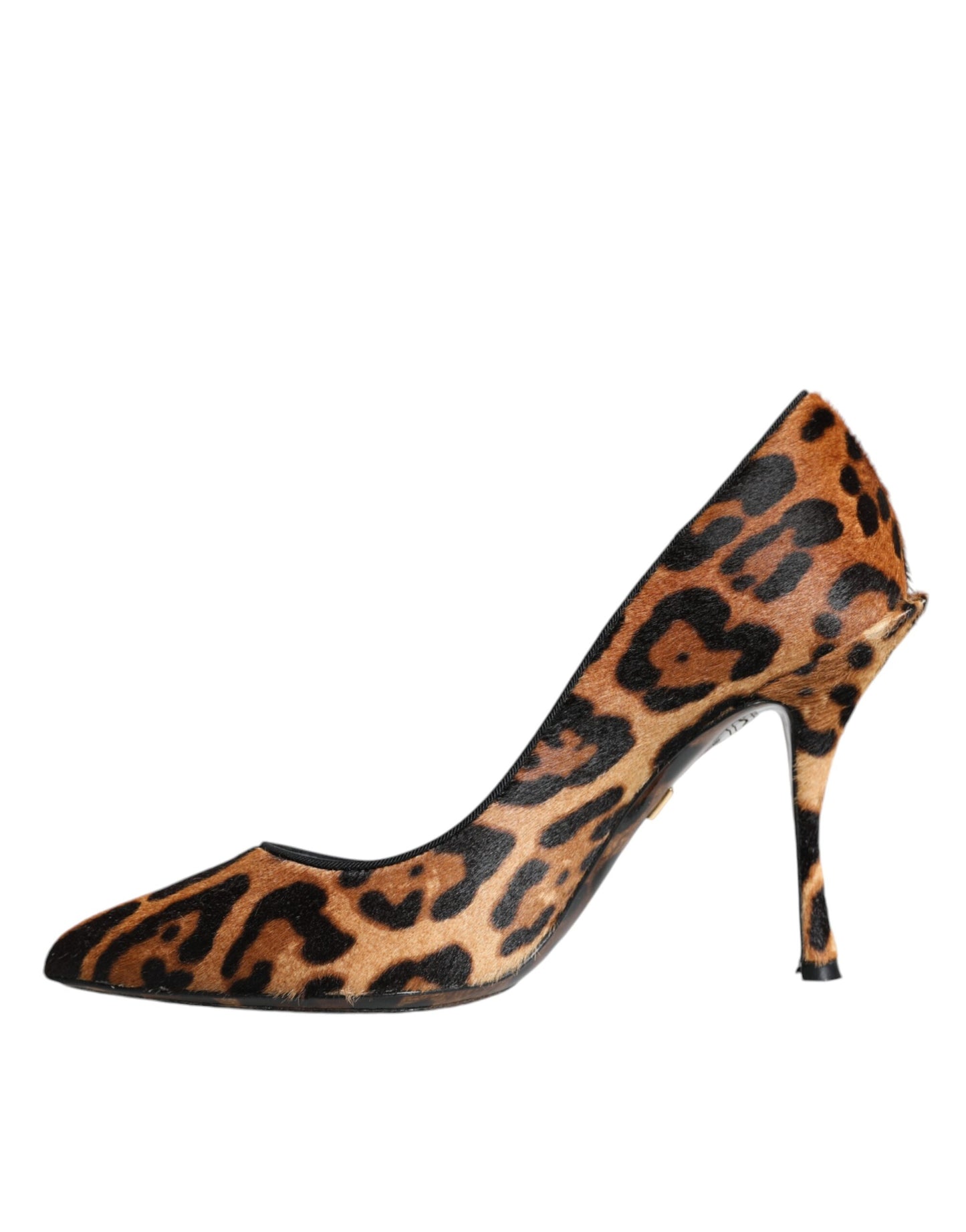 Dolce & Gabbana Brown Leopard Calf Hair Heels Pumps Shoes EU36 / US6