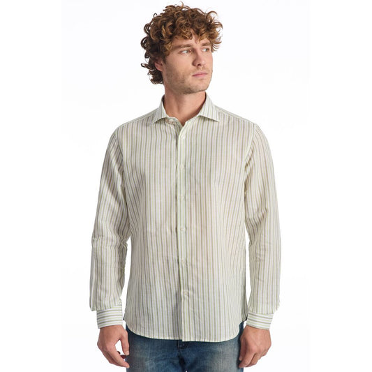 Baldinini Trend Beige Cotton Shirt