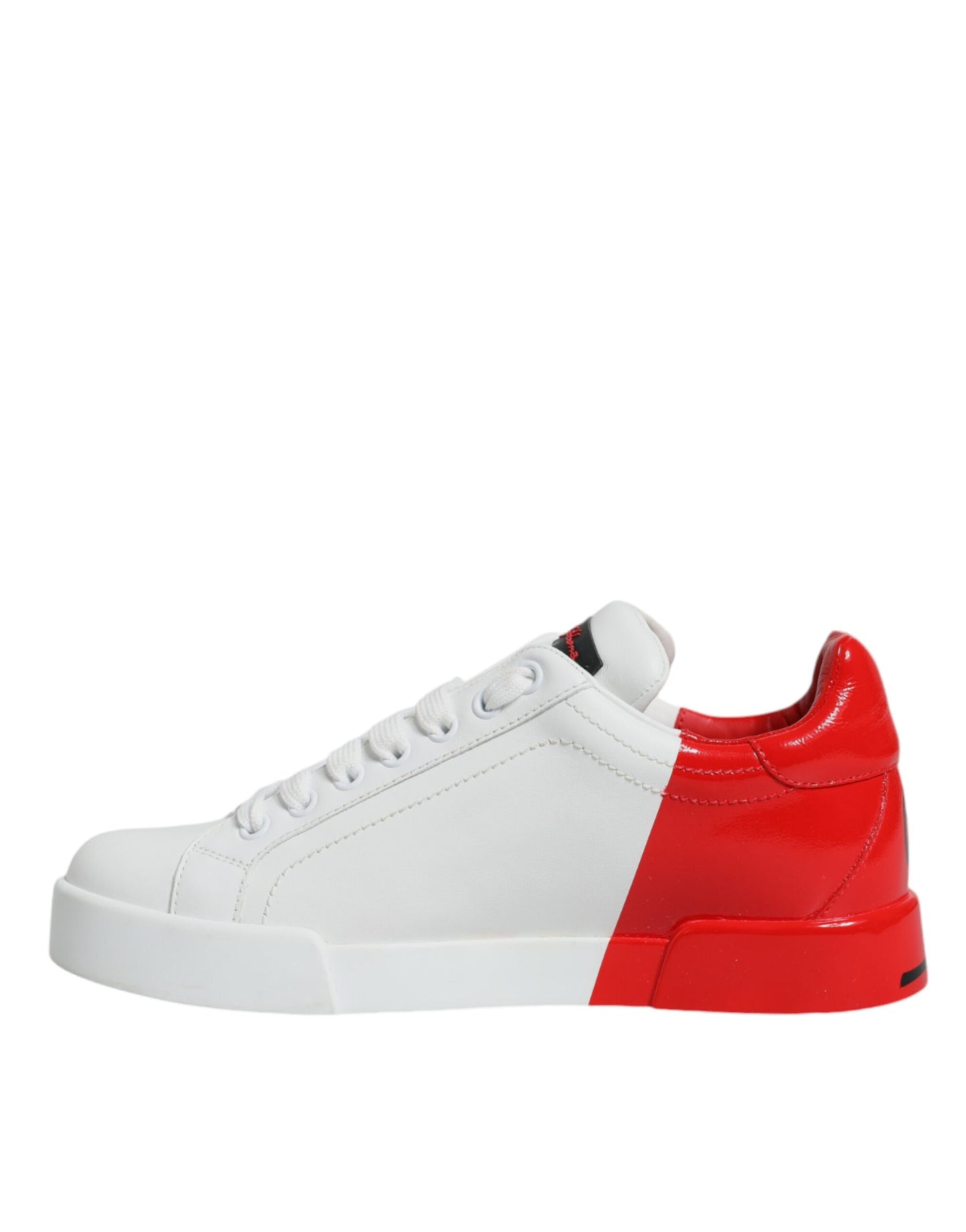 Dolce & Gabbana White Red Portofino Low Top Sneakers Shoes EU36 / US6