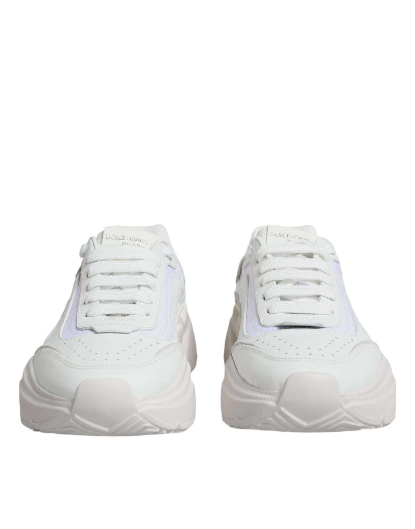 Dolce & Gabbana White Daymaster Low Top Sneakers Shoes EU37.5 / US7.5