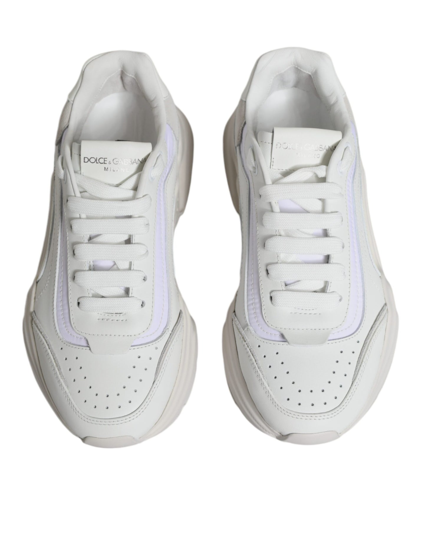 Dolce & Gabbana White Daymaster Low Top Sneakers Shoes EU37.5 / US7.5