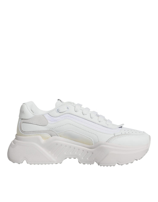 Dolce & Gabbana White Daymaster Low Top Sneakers Shoes EU37.5 / US7.5