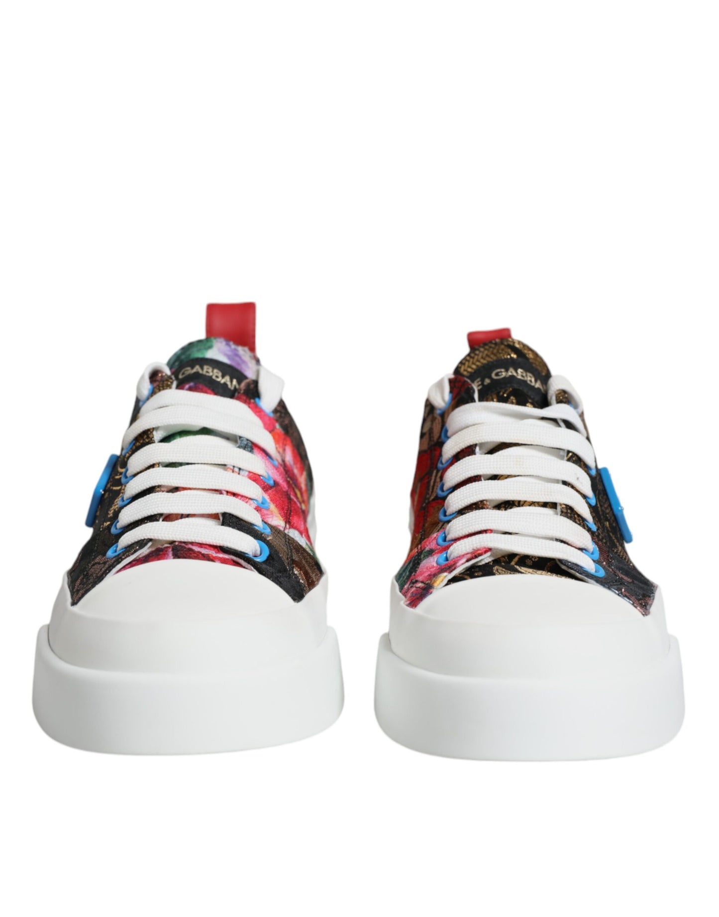 Dolce & Gabbana Multicolor Patchwork Low Top Sneakers Shoes EU41 / US11