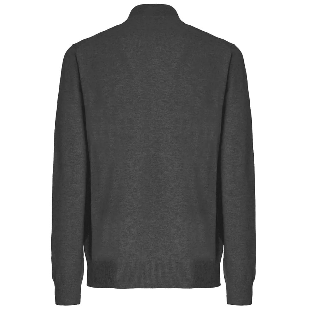 Malo Gray Wool Sweater