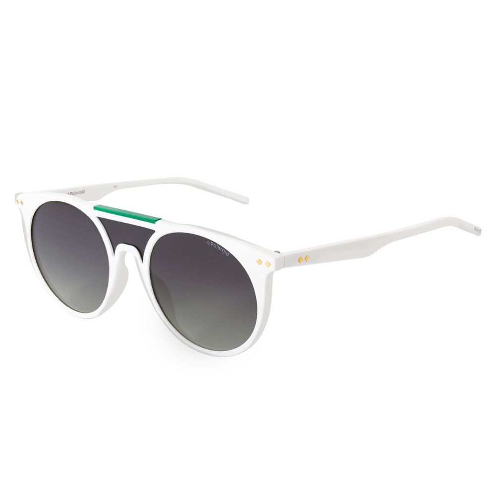 Polaroid White Acetate Sunglasses