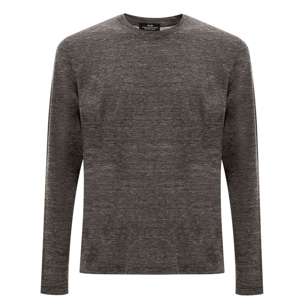 Corneliani Gray Wool T-Shirt IT50 | L