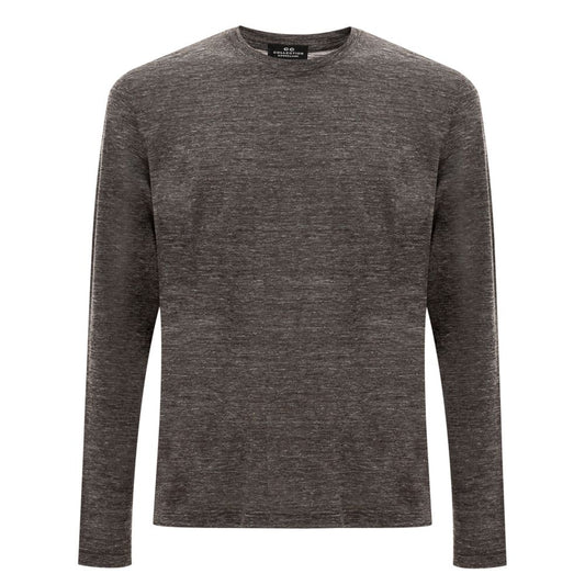 Corneliani Gray Wool T-Shirt IT50 | L