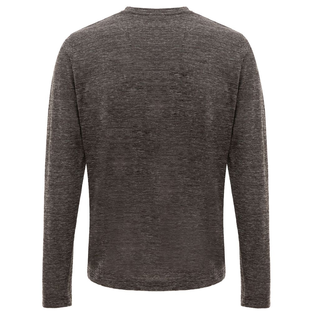 Corneliani Gray Wool T-Shirt IT50 | L