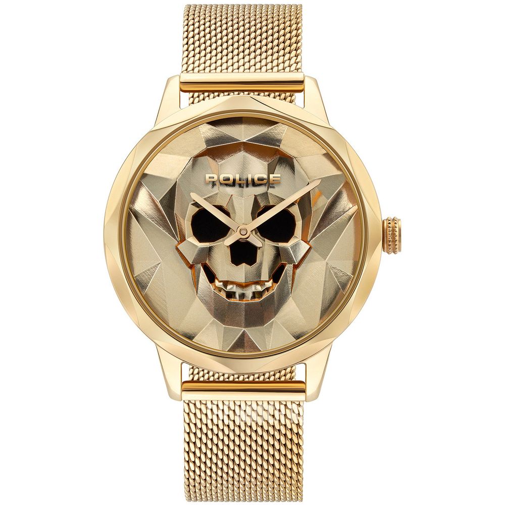 Police Gold Stainless Steel Watch