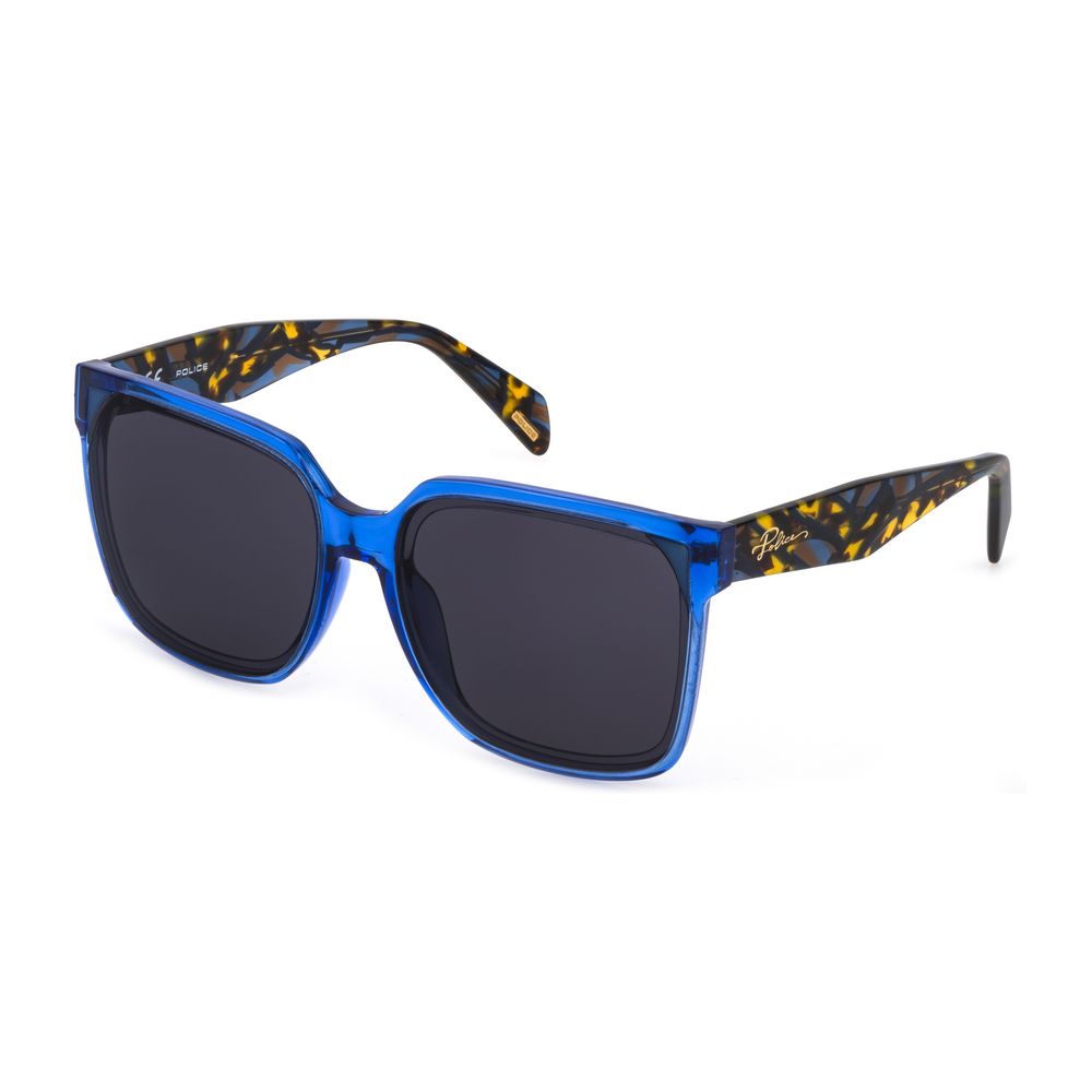 Police Blue Injected Sunglasses