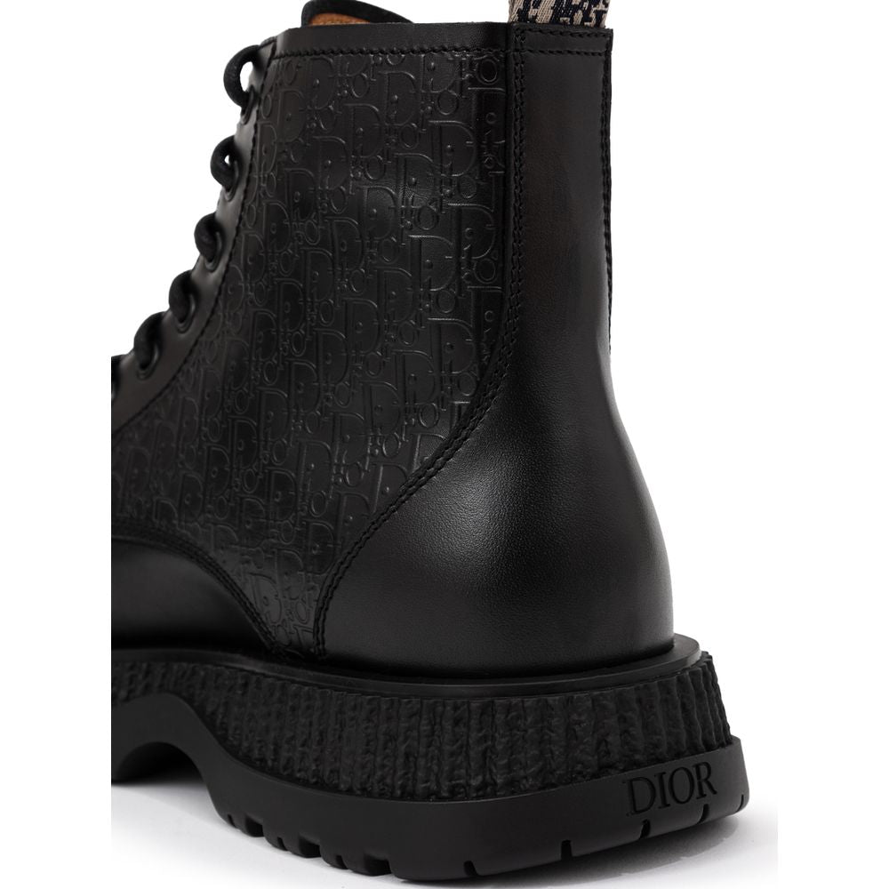 Dior Black Leather Boot EU39 | US6