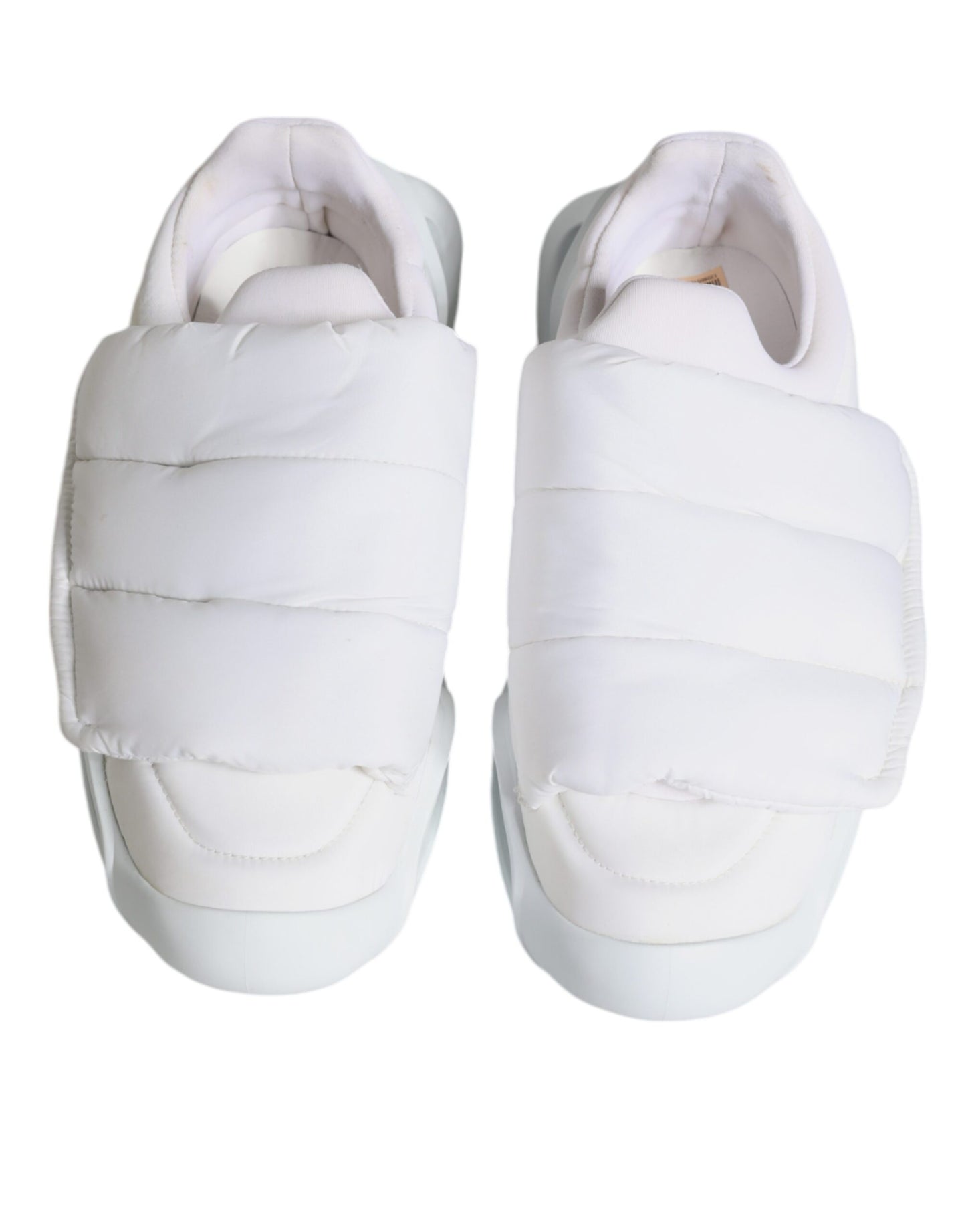 Dolce & Gabbana White Padded Fabric Low Top Sneakers Shoes EU39 / US9