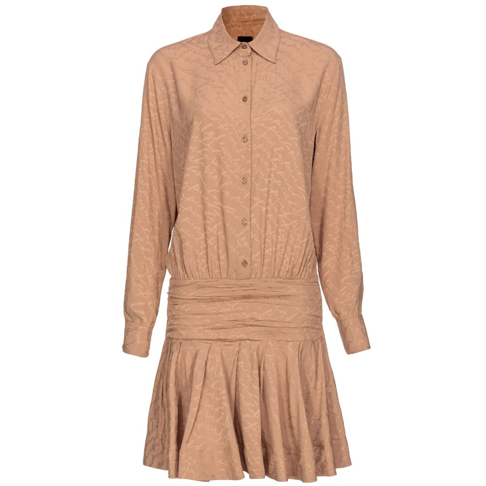 PINKO Beige Acetate Dress IT40 | S